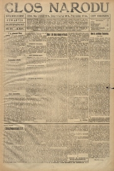 Głos Narodu (wydanie wieczorne). 1917, nr 281