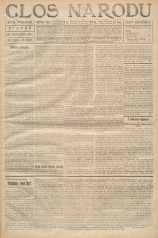 Głos Narodu (wydanie poranne). 1917, nr 281