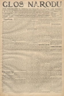 Głos Narodu (wydanie poranne). 1917, nr 284