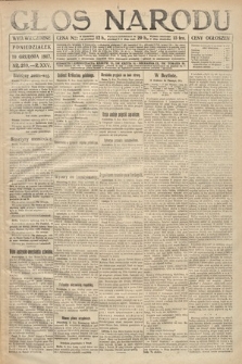 Głos Narodu (wydanie wieczorne). 1917, nr 289