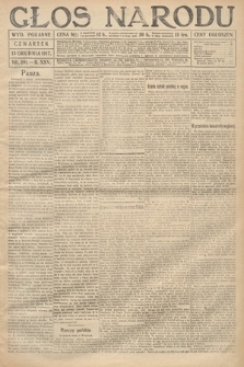 Głos Narodu (wydanie poranne). 1917, nr 291