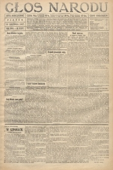 Głos Narodu (wydanie wieczorne). 1917, nr 293