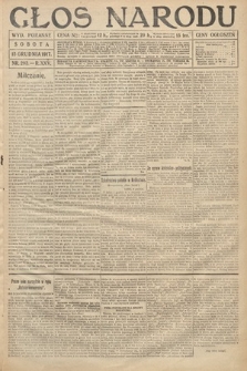 Głos Narodu (wydanie poranne). 1917, nr 293