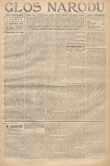 Głos Narodu (wydanie wieczorne). 1917, nr 294