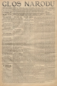 Głos Narodu (wydanie wieczorne). 1917, nr 296