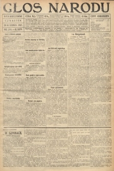 Głos Narodu (wydanie wieczorne). 1917, nr 298