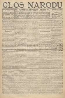 Głos Narodu (wydanie wieczorne). 1917, nr 301