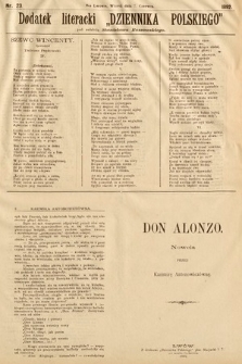 Dodatek Literacki „Dziennika Polskiego”. 1892, nr 23