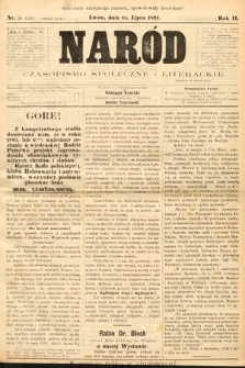 Naród : czasopismo społeczne i literackie. 1894, nr 5