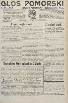 Głos Pomorski. 1922, nr 217