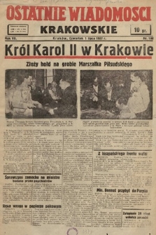 Ostatnie Wiadomości Krakowskie. 1937, nr 180