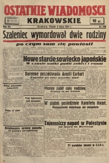 Ostatnie Wiadomości Krakowskie. 1937, nr 188