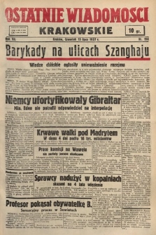 Ostatnie Wiadomości Krakowskie. 1937, nr 194