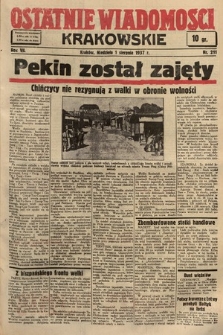 Ostatnie Wiadomości Krakowskie. 1937, nr 211