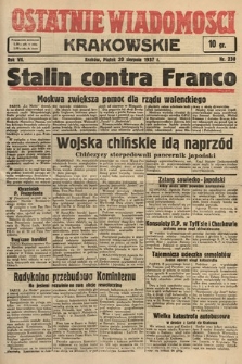 Ostatnie Wiadomości Krakowskie. 1937, nr 230