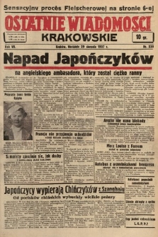 Ostatnie Wiadomości Krakowskie. 1937, nr 239