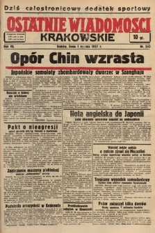 Ostatnie Wiadomości Krakowskie. 1937, nr 242
