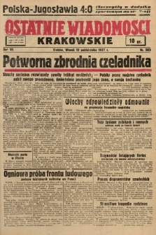 Ostatnie Wiadomości Krakowskie. 1937, nr 283
