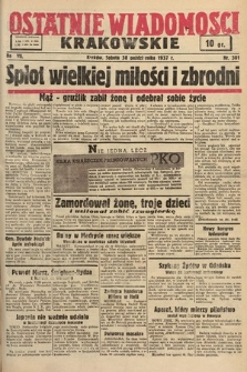 Ostatnie Wiadomości Krakowskie. 1937, nr 301