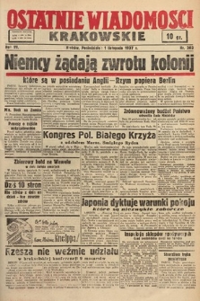 Ostatnie Wiadomości Krakowskie. 1937, nr 303