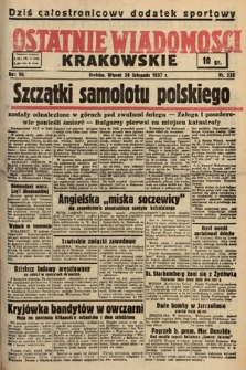 Ostatnie Wiadomości Krakowskie. 1937, nr 332