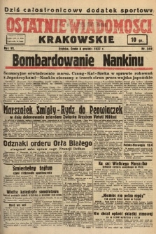 Ostatnie Wiadomości Krakowskie. 1937, nr 340