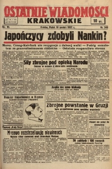 Ostatnie Wiadomości Krakowskie. 1937, nr 342