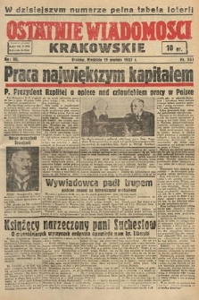 Ostatnie Wiadomości Krakowskie. 1937, nr 351