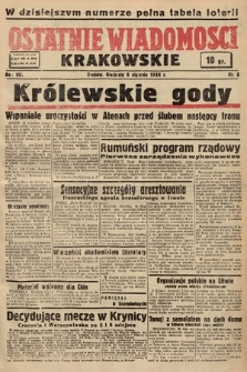 Ostatnie Wiadomości Krakowskie. 1938, nr 8