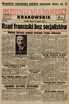 Ostatnie Wiadomości Krakowskie. 1938, nr 17