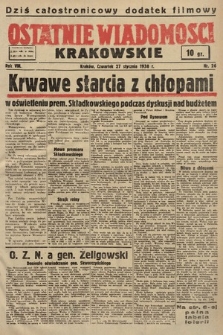 Ostatnie Wiadomości Krakowskie. 1938, nr 26