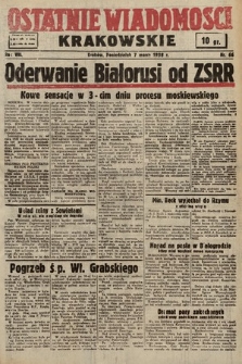 Ostatnie Wiadomości Krakowskie. 1938, nr 66