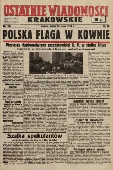 Ostatnie Wiadomości Krakowskie. 1938, nr 86