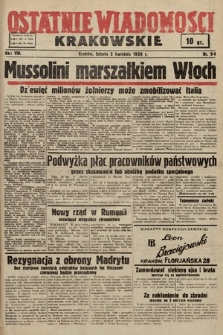Ostatnie Wiadomości Krakowskie. 1938, nr 94