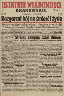 Ostatnie Wiadomości Krakowskie. 1938, nr 101