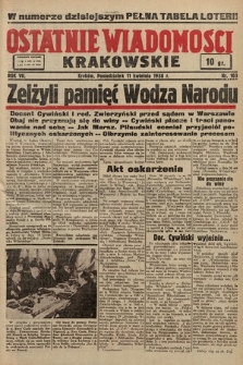Ostatnie Wiadomości Krakowskie. 1938, nr 103