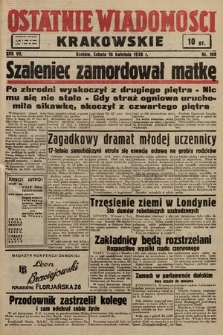Ostatnie Wiadomości Krakowskie. 1938, nr 108