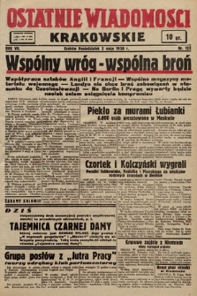 Ostatnie Wiadomości Krakowskie. 1938, nr 122