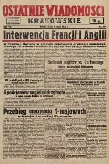 Ostatnie Wiadomości Krakowskie. 1938, nr 124
