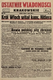 Ostatnie Wiadomości Krakowskie. 1938, nr 126
