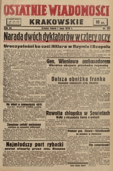Ostatnie Wiadomości Krakowskie. 1938, nr 127