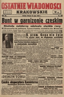 Ostatnie Wiadomości Krakowskie. 1938, nr 130
