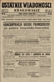 Ostatnie Wiadomości Krakowskie. 1938, nr 156