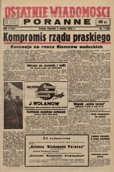 Ostatnie Wiadomości Poranne. 1938, nr 1