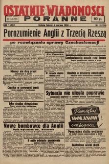 Ostatnie Wiadomości Poranne. 1938, nr 3