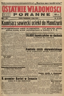 Ostatnie Wiadomości Poranne. 1938, nr 32