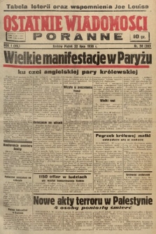Ostatnie Wiadomości Poranne. 1938, nr 50