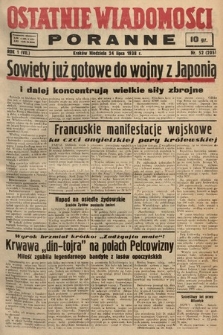 Ostatnie Wiadomości Poranne. 1938, nr 52