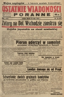 Ostatnie Wiadomości Poranne. 1938, nr 54