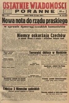 Ostatnie Wiadomości Poranne. 1938, nr 58